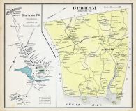 Durham Town, Durham, New Hampshire State Atlas 1892